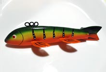 Large Fire-Tiger - Ice Fishing Decoy